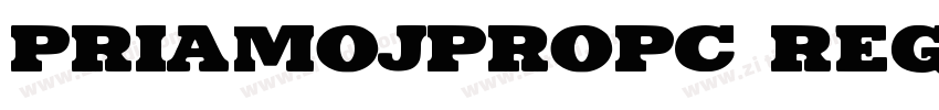 PriamojPropC Regular字体转换